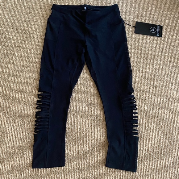 Women's 90 Degree By Reflex Black Leggings Size Small New - Picture 1 of 5